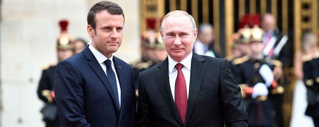 Песков: Владимир Путин может встретиться с Эммануэлем Макроном в ближайшее время