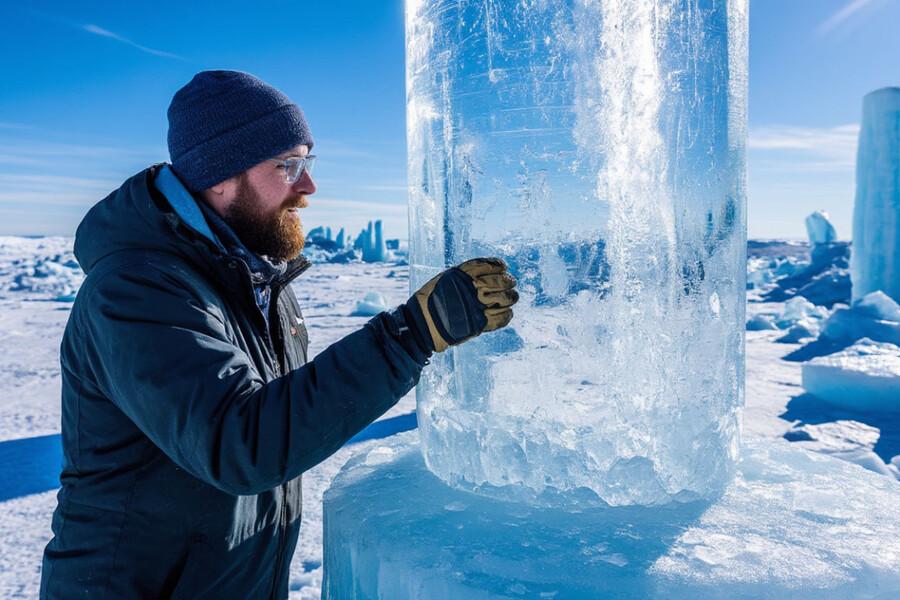 Ледник из эпохи мамонтов раскрывает тайны климата прошлого