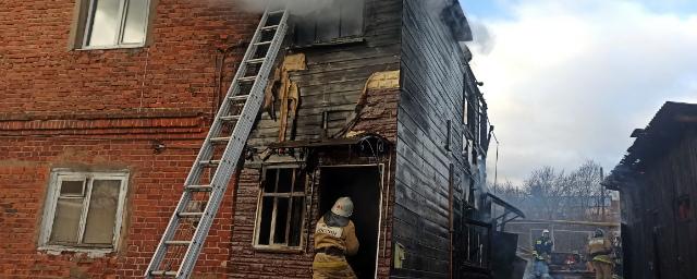 В жилом четырехквартирном доме в Вязниковском районе произошел пожар