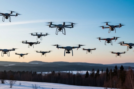Российские бойцы готовят рой дронов для ударов по ВСУ