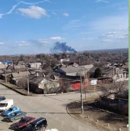 Глава Енакиево в ДНР сообщил о сбитом над городом самолете