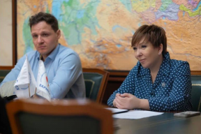 Сопредседатель ВАРМСУ Ирина Гусева обсудила с гостями из Мордовии лучшие муниципальные практики, используемые в республике