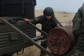 Саперы Балтийского флота обезвредили мину времен Великой Отечественной войны