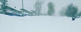 Жительница Биробиджанского района пожаловалась в СМИ на не расчищаемые от снега дороги