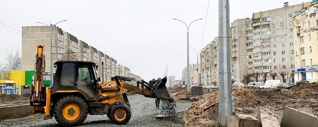 В Чебоксарах на Гражданской до конца недели уложат асфальт