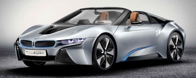 Обновленная BMW i8 Spyder появится в салонах не раньше 2017 года