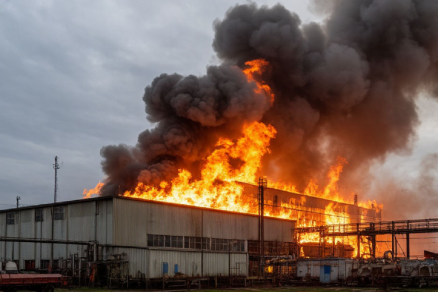 Пожарные ликвидировали возгорание в рыбном цеху в Корсакове