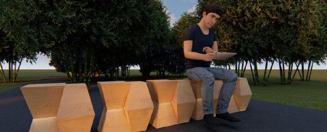 В IT-парке ТИУ к новому году установят уличную мебель