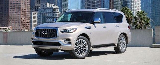 Infiniti изменила дизайн внедорожника QX80