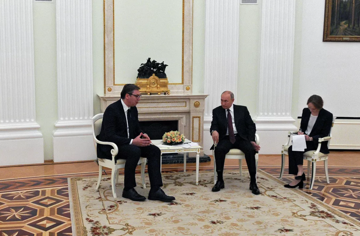 Песков: новых контактов между Путиным и Вучичем в ближайшее время не будет