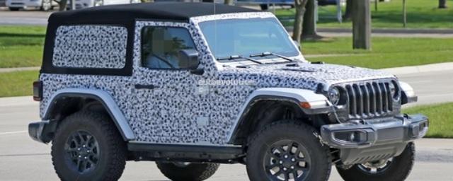 Стала известна мощность двигателей Jeep Wrangler нового поколения