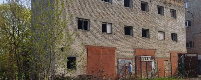 В Павловском Посаде снесли аварийное здание на Мишутинском шоссе