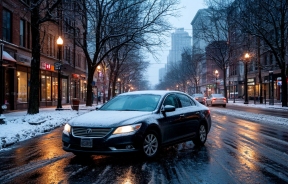 Минтранс Московской области предупредил водителей о возможной гололедице