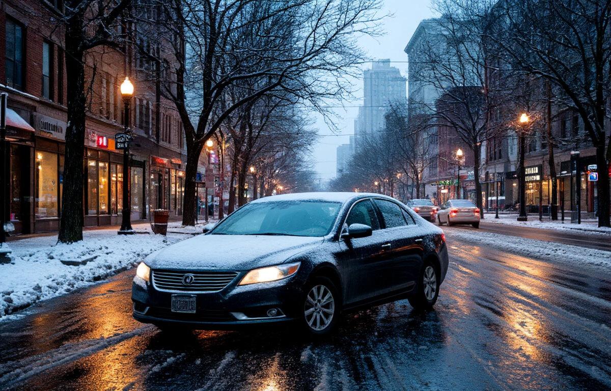 Минтранс Московской области предупредил водителей о возможной гололедице