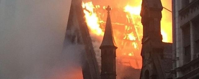 На Манхэттене загорелся сербский Кафедральный собор святого Саввы