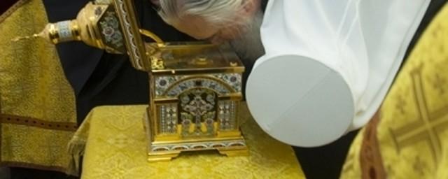 В Брянск прибыл ковчег с частицей мощей святителя Пантелеймона‍