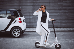 Troika card is available in Moscow for rides on Whoosh electric scooters