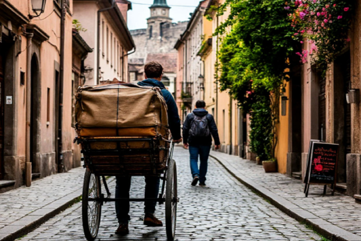 Путешественник с мини-домом на колесах добрался до Калуги