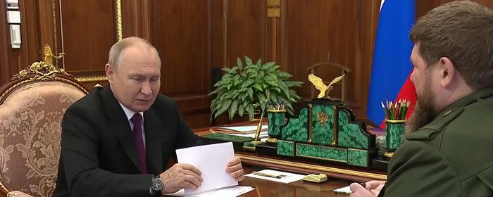 Владимир Путин провел рабочую встречу с главой Чечни Рамзаном Кадыровым