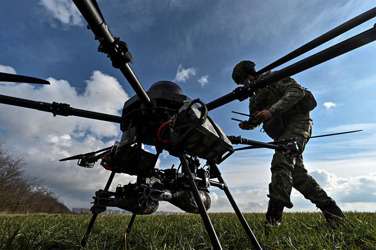 Российские десантники сбили украинский тяжелый дрон «Вампир»