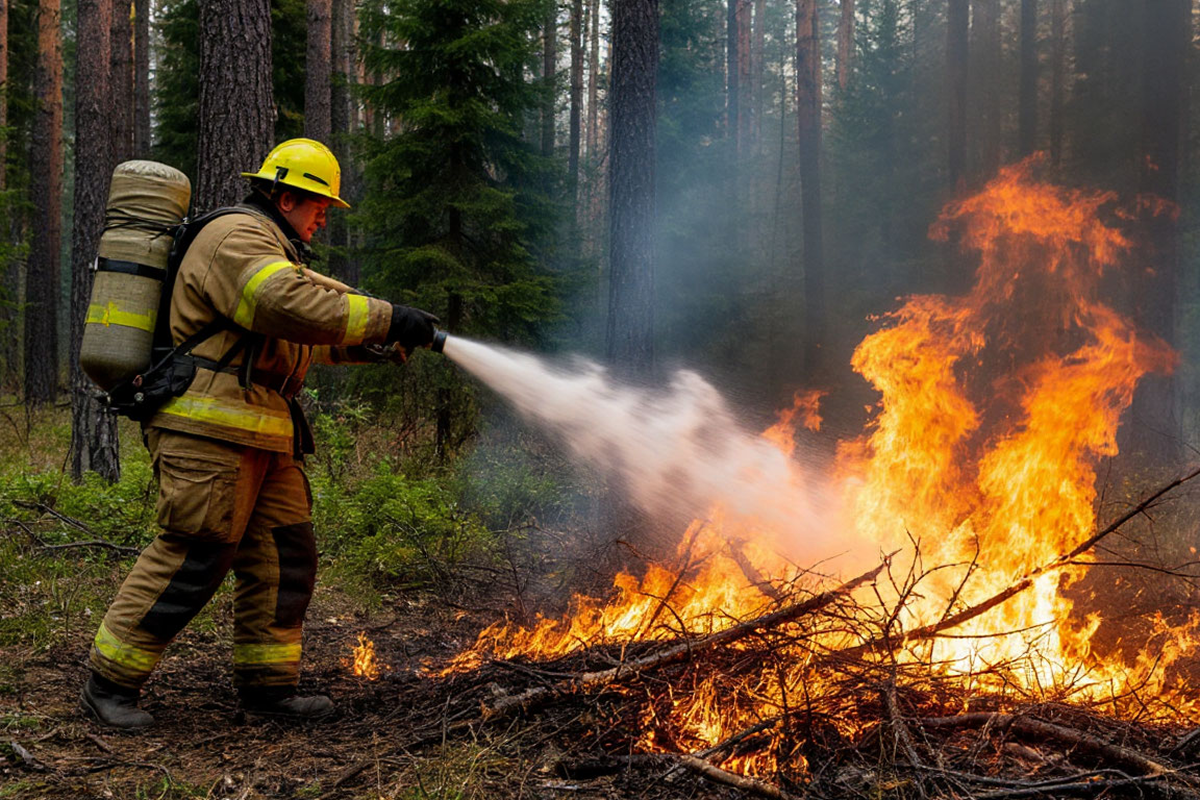 В Хабаровском крае потушили свыше 800 ландшафтных пожаров за сезон