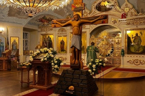 Точная копия Годеновского креста появилась в Воскресенском кафедральном соборе Вологды