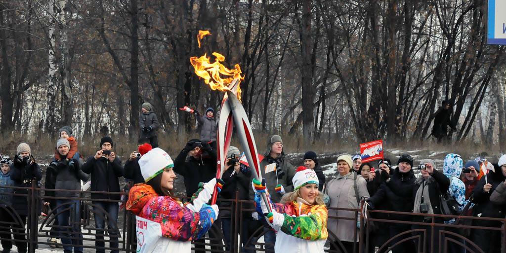 В Красноярске стартовала эстафета огня Универсиады-2019