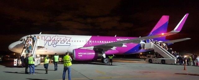 Лоукостер Wizz Air выполнил первый рейс из Петербурга в Будапешт