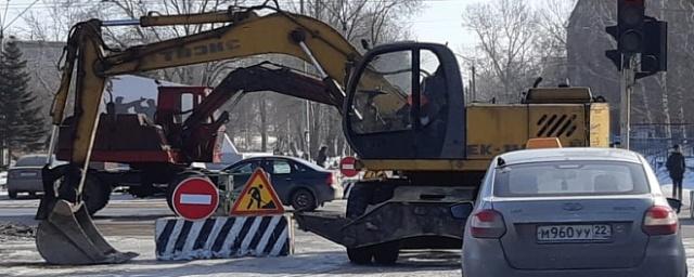 В Рубцовске приступили к ремонту главного канализационного коллектора