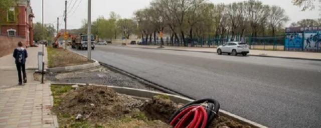 Первый участок улицы Ленина в Благовещенске открыли для проезда после ремонта