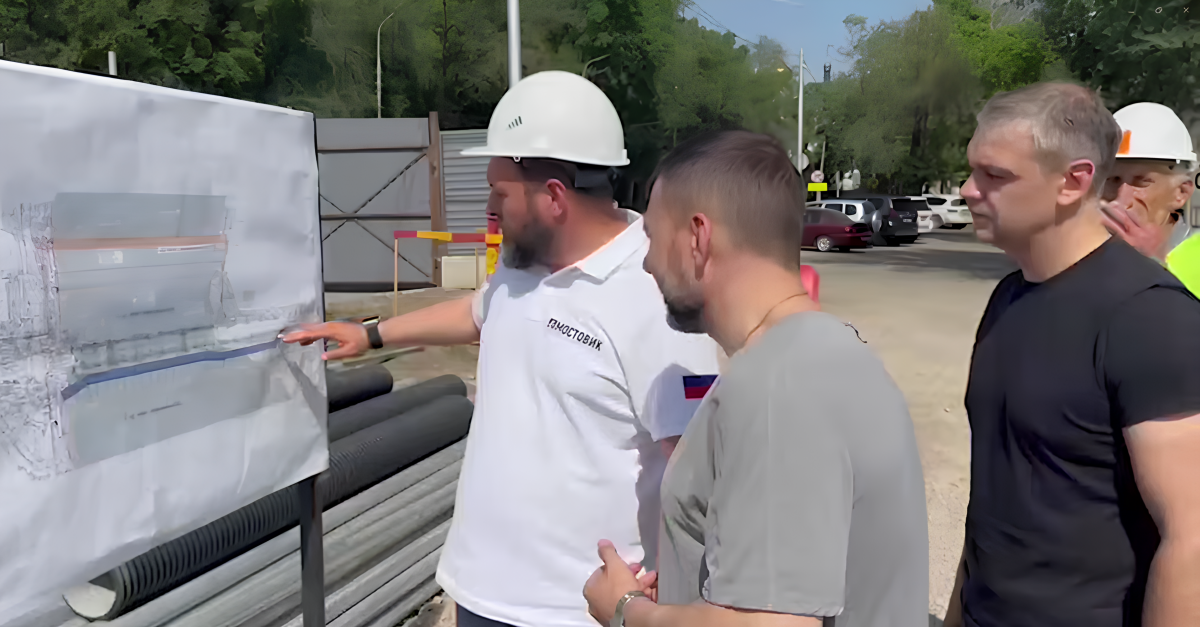 В Донецке ускорили возведение временной переправы через Кальмиус