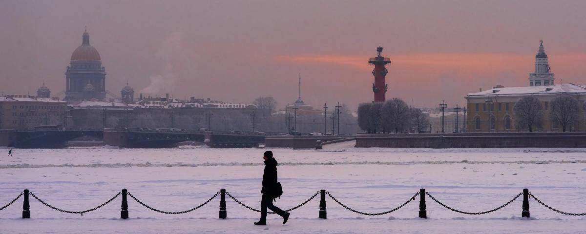 В Петербурге 3 января стало самым холодным днем за всю историю города