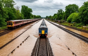 Большая вода идет: ПривЖД выставила заслон из 11 поездов на пути паводка