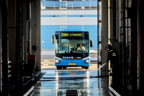 В Москву поступили 100 новых автобусов для эксплуатации на маршрутах в Подмосковье