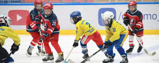 В Красногорске отметили Всероссийский день хоккея матчем детских команд