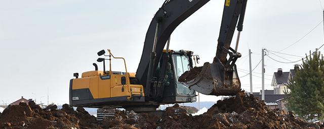 В Костроме начали строить дорогу в районе новой школы на Профсоюзной