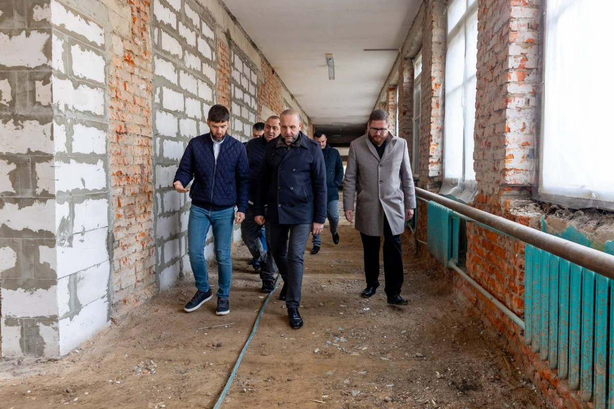 Глава Орехово-Зуевского городского округа Руслан Заголовацкий: Во втором корпусе Дрезненской школы №1 начался капитальный ремонт