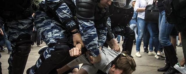 В Москве во время несанкционированной акции задержали 1127 человек