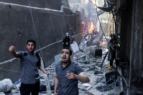 Минздрав сектора Газа заявил, что десятки человек погибли от удара армии Израиля по развязке