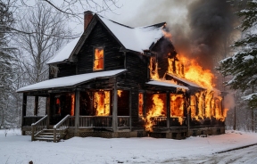 В Удмуртии на праздниках произошло 58 пожаров