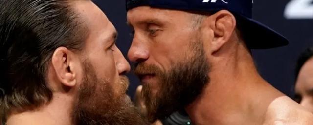 Перед боем UFC Макгрегор и Серроне провели финальную дуэль взглядов