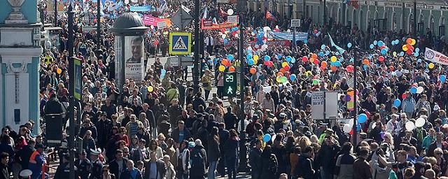 Жители Калуги встретили 1 Мая массовым шествием