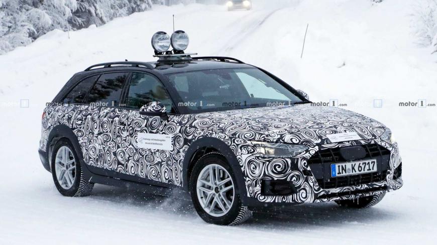 Обновленный Audi A4 Allroad впервые засняли на тестах