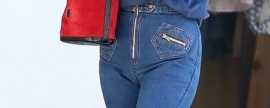 Обратите внимание на джинсы с ретро-фасоном