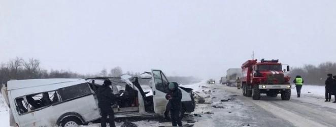 В Самарской области пять пассажиров автобуса погибли в результате ДТП