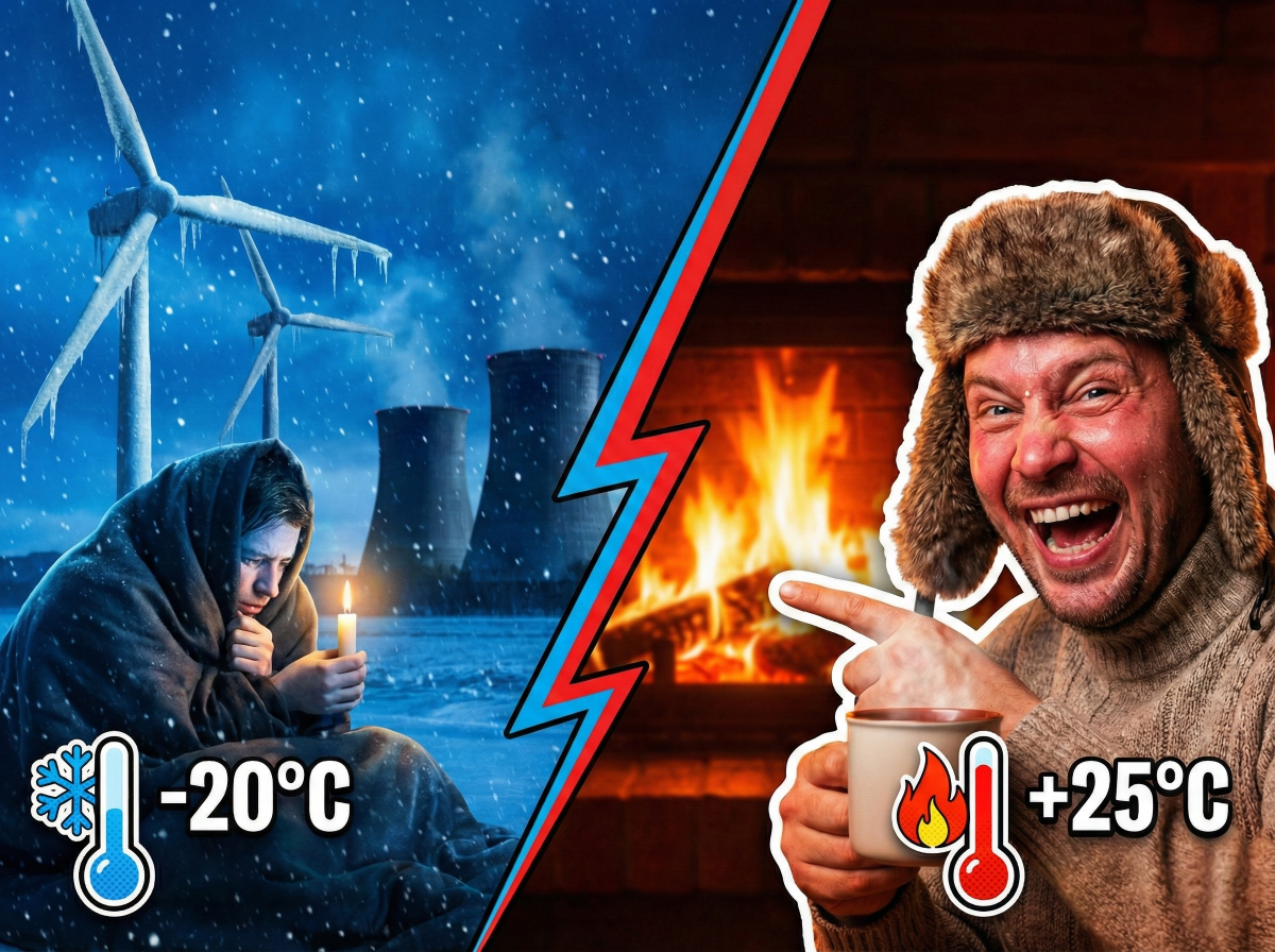 Ветряки замерзли, АЭС встали: Европа погрузилась во тьму. Начало энергетического краха ЕС?