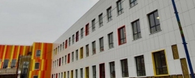 Строительство нового корпуса школы №4 в Лобне завершено на 77%