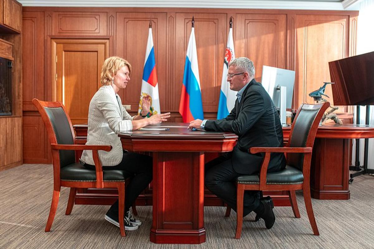 Оксана Лут посетила Камчатку с рабочим визитом