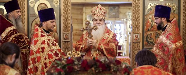 Епископ Серпуховской Роман отслужил в Мелихово соборную литургию