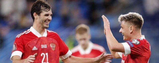 Российская сборная забила шесть безответных голов в ворота сборной Кипра